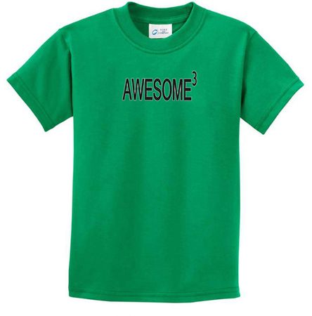 Kids Shirts Awesome Cubed Tee T-Shirt