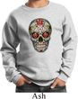 Kids Skull Sweatshirt Sugar Skull with Roses Sweat Shirt