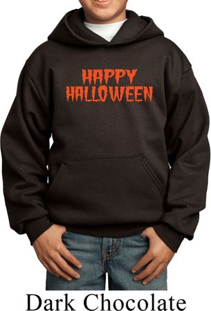 Kids Spooky Happy Halloween Youth Hoodie