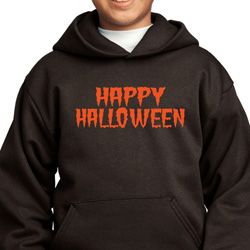 Kids Spooky Happy Halloween Youth Hoodie