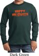 Kids Spooky Happy Halloween Youth Long Sleeve
