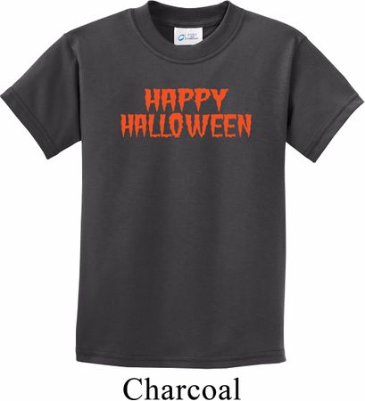 Kids Spooky Happy Halloween Youth T-shirt