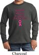 Kids Support Breast Cancer Awareness Youth Long Sleeve