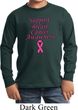 Kids Support Breast Cancer Awareness Youth Long Sleeve