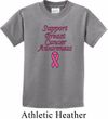 Kids Support Breast Cancer Awareness Youth T-shirt