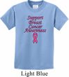 Kids Support Breast Cancer Awareness Youth T-shirt