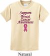 Kids Support Breast Cancer Awareness Youth T-shirt