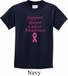 Kids Support Breast Cancer Awareness Youth T-shirt
