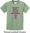 Kids Support Breast Cancer Awareness Youth T-shirt