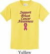 Kids Support Breast Cancer Awareness Youth T-shirt