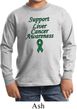 Kids Support Liver Cancer Awareness Youth Long Sleeve