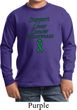 Kids Support Liver Cancer Awareness Youth Long Sleeve