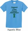 Kids Support Liver Cancer Awareness Youth T-shirt