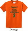 Kids Support Liver Cancer Awareness Youth T-shirt