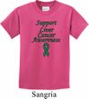 Kids Support Liver Cancer Awareness Youth T-shirt