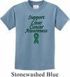 Kids Support Liver Cancer Awareness Youth T-shirt