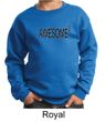 Kids Sweatshirt Awesome Cubed Sweat Shirt