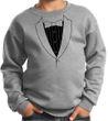Kids Sweatshirt Basic Black Tuxedo Sweat Shirt