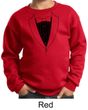 Kids Sweatshirt Basic Black Tuxedo Sweat Shirt