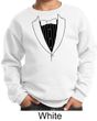 Kids Sweatshirt Basic Black Tuxedo Sweat Shirt