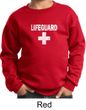Kids Sweatshirt Distressed Lifeguard Sweat Shirt