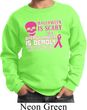 Kids Sweatshirt Halloween Scary Breast Cancer Deadly Sweat Shirt