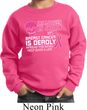 Kids Sweatshirt Halloween Scary Breast Cancer Deadly Sweat Shirt