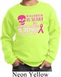 Kids Sweatshirt Halloween Scary Breast Cancer Deadly Sweat Shirt