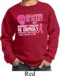 Kids Sweatshirt Halloween Scary Breast Cancer Deadly Sweat Shirt