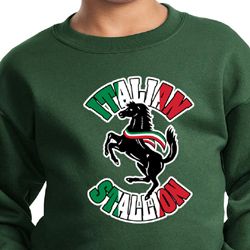 Kids Sweatshirt Italian Stallion Sweat Shirt