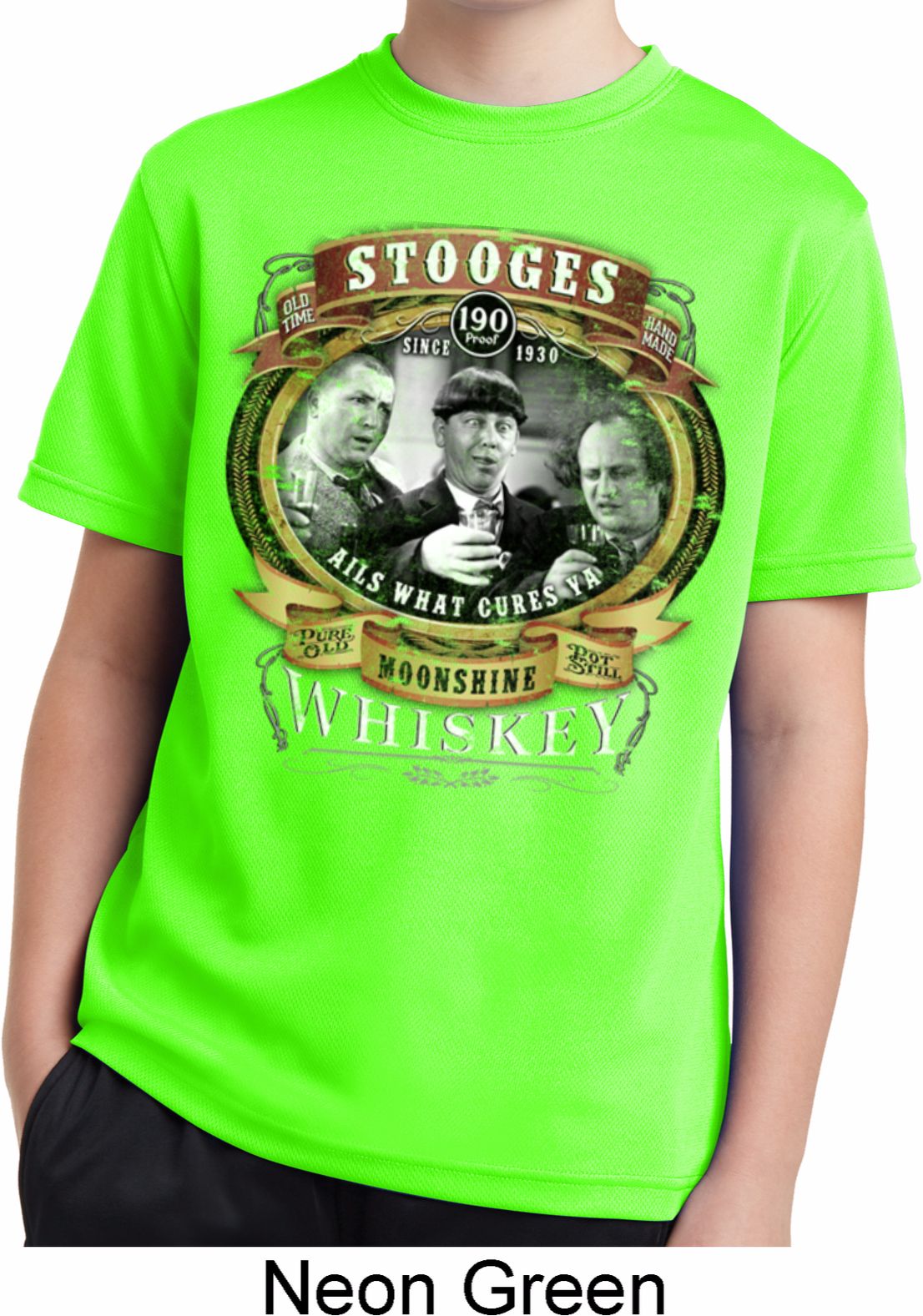 Olive Green Jersey Augusta Sportswear Kids' Wicking Tee - Moisture