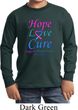 Kids Thyroid Cancer Hope Love Cure Youth Long Sleeve