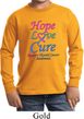 Kids Thyroid Cancer Hope Love Cure Youth Long Sleeve