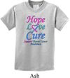 Kids Thyroid Cancer Hope Love Cure Youth T-shirt