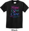 Kids Thyroid Cancer Hope Love Cure Youth T-shirt