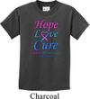 Kids Thyroid Cancer Hope Love Cure Youth T-shirt
