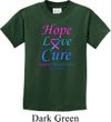 Kids Thyroid Cancer Hope Love Cure Youth T-shirt