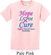 Kids Thyroid Cancer Hope Love Cure Youth T-shirt