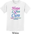 Kids Thyroid Cancer Hope Love Cure Youth T-shirt