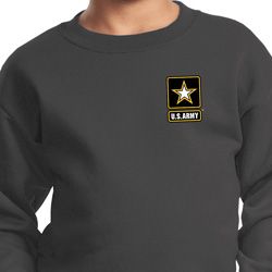 Kids US Army Pocket Print Youth Sweatshirt