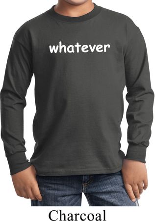 Kids Whatever Youth Long Sleeve