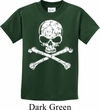 Kids White Distressed Skull Shirt