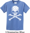 Kids White Distressed Skull Shirt