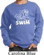 Kids White Penguin Power Swim Youth Sweatshirt