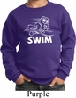 Kids White Penguin Power Swim Youth Sweatshirt