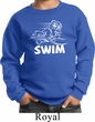 Kids White Penguin Power Swim Youth Sweatshirt
