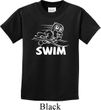 Kids White Penguin Power Swim Youth T-shirt