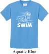 Kids White Penguin Power Swim Youth T-shirt