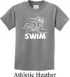Kids White Penguin Power Swim Youth T-shirt
