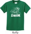 Kids White Penguin Power Swim Youth T-shirt